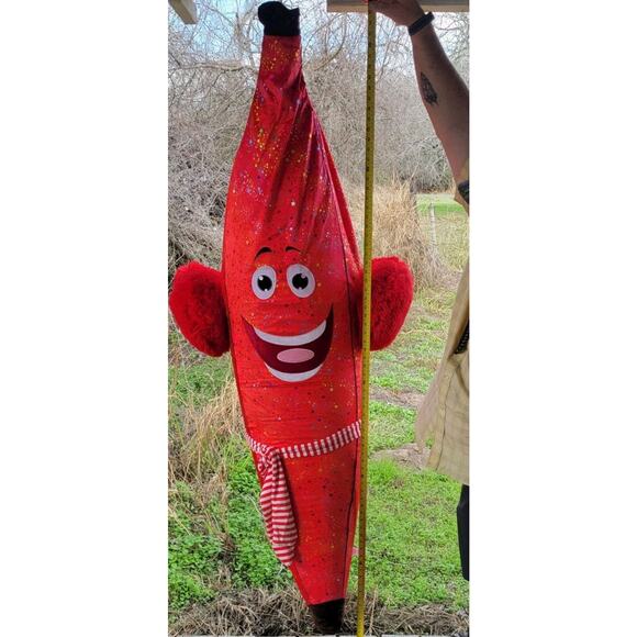 HBL Jumbo Inflatable Fabric Covered Banana Carnival Prize Huge 75 In. Tall - Picture 8 of 11